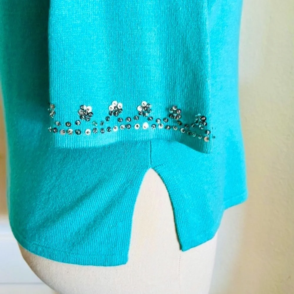 Caché~Silk & Cashmere Sweater/ Exceptional ~Stunning  / Host Pick - Picture 11 of 13